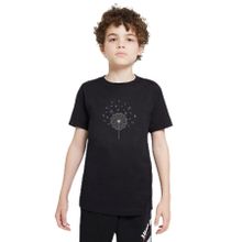 Qivi Music a Dandelion Baskılı Siyah Unisex Çocuk T-shirt