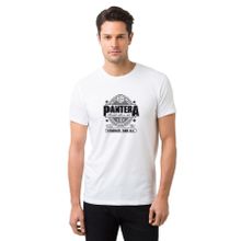 Qivi Pantera Stronger Than All Baskılı Beyaz Erkek T-shirt
