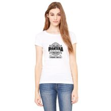 Qivi Pantera Stronger Than All Baskılı Beyaz Örme Kadın T-shirt