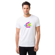 Qivi Peace Colours Mix Baskılı Beyaz Erkek T-shirt