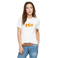 Qivi Pubg Dinner Baskılı Beyaz Örme Kadın T-shirt