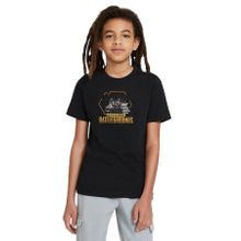 Qivi Pubg Playerunknown's Baskılı Unisex Çocuk Siyah Sweatshirt