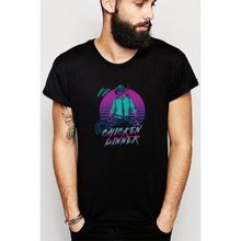Qivi Pubg Winner Adam Baskılı Siyah Erkek Örme T-shirt