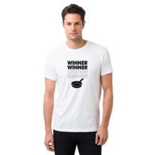 Qivi Pubg Wınner Tava Baskılı Beyaz Erkek T-shirt