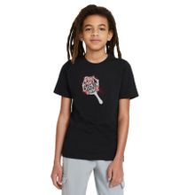 Qivi Pubg Winner Tava Baskılı Unisex Çocuk Siyah T-shirt