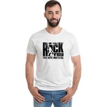 Qivi Queen We Will Rock You Baskılı Beyaz Erkek T-shirt