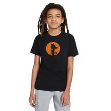 Qivi RF0327-COCTS Baskılı Siyah Unisex Çocuk T-shirt