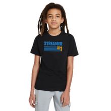 Qivi RF0342-COCTS Baskılı Unisex Çocuk Siyah T-shirt