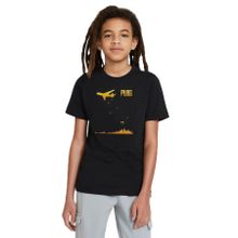 Qivi RF0434-COCTS Baskılı Unisex Çocuk Siyah T-shirt
