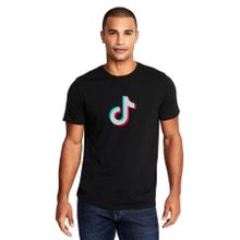 Qivi RF0553-ERKTS Tiktok Baskılı Beyaz Örme Erkek T-shirt