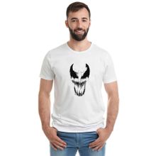 Qivi RF0579-ERKTS Venom Baskılı Beyaz Örme Erkek T-shirt