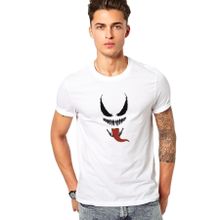 Qivi RF0580-ERKTS Venom Baskılı Beyaz Örme Erkek T-shirt