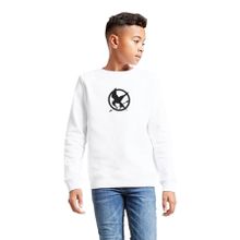 Qivi RF1124-KDNTS Machine Head Baskılı Beyaz Örme Kadın T-Shirt