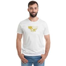 Qivi RF1128-ERKTS Volbeat Baskılı Beyaz Örme Erkek T-shirt