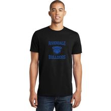 Qivi Riverdale Bulldogs Logo Baskılı Siyah Erkek Örme T-shirt