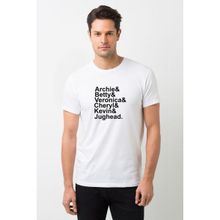 Qivi Riverdale Characters Name Baskılı Beyaz Erkek T-shirt