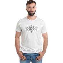 Qivi Riverdale Gryphons and Gargoyles Baskılı Beyaz Erkek T-shirt