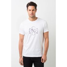 Qivi Sense8 Symbols Baskılı Beyaz Erkek T-shirt