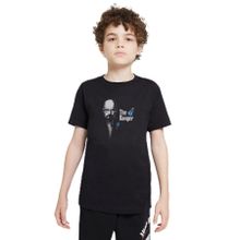 Qivi SFK0032-COCTS Baskılı Unisex Çocuk Siyah T-shirt