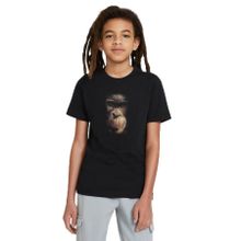 Qivi SFK0520-COCTS Baskılı Unisex Çocuk Siyah Sweatshirt