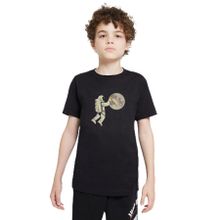 Qivi SFK0599-COCTS Baskılı Unisex Çocuk Siyah T-shirt