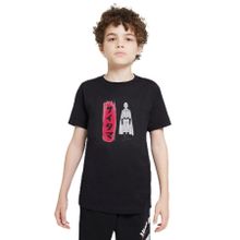 Qivi SFK0642-COCTS Baskılı Unisex Çocuk Siyah T-shirt
