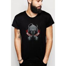 Qivi SFK0682ERKTS 1 Fullmetal Alchemist Metal Rock Müzik Baskılı Siyah Örme Erkek T-shirt