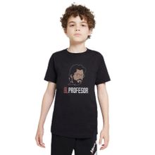 Qivi SFK0696-COCTS Baskılı Unisex Çocuk Siyah T-shirt