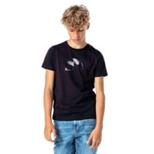 Qivi SFK0990KDNTS Black Sails Siyah Baskılı Siyah Örme Kadın T-shirt