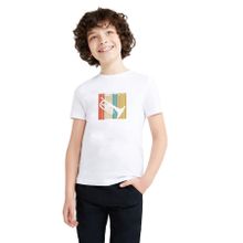 Qivi Silhouette Mellophone Vintage Style Baskılı Unisex Çocuk Beyaz T-shirt
