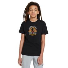 Qivi Silhouette Undefeated Hide and Seek World Baskılı Unisex Çocuk Siyah Sweatshirt