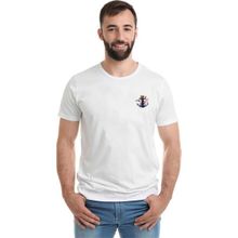 Qivi Siyah Çapa Çapa Suluboya Resim Dövme Baskılı Beyaz Erkek Örme T-shirt