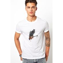 Qivi Slash Gitar Metal Rock Music T Baskılı Beyaz Erkek T-shirt
