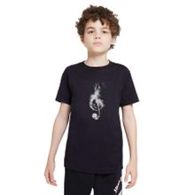 Qivi Sol Anahtarı Baskılı Siyah Unisex Çocuk T-shirt