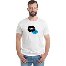 Qivi The Fault In Our Stars Baskılı Beyaz Erkek Örme T-shirt