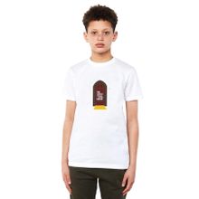 Qivi The Haunting Of Hill House Door Baskılı Unisex Çocuk Beyaz T-shirt