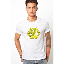 Qivi The Power Of Music Baskılı Beyaz Erkek Örme T-shirt