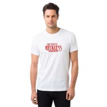 Qivi The Pretty Reckless Baskılı Beyaz Erkek Örme T-shirt