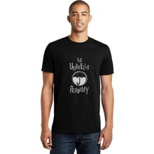 Qivi The Umbrella Academy Logo Yazı Baskılı Siyah Erkek Örme T-shirt