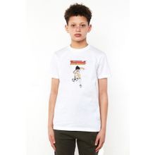 Qivi Tsubasa Baskılı Beyaz Erkek Çocuk T-shirt
