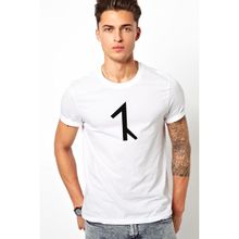 Qivi Türk Boyları Avşar Baskılı Beyaz Erkek Örme T-shirt