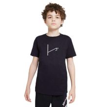 Qivi Türk Boyları Yiva Iva Baskılı Unisex Çocuk Siyah T-shirt