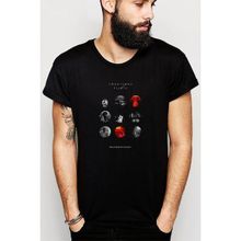 Qivi Twenty One Pilots Blurryface Photo Baskılı Siyah Erkek Örme T-shirt