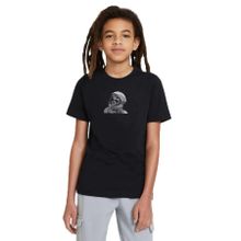 Qivi TYC00376906791 Skull Lockscreen Astronot Baskılı Unisex Çocuk Siyah Sweatshirt