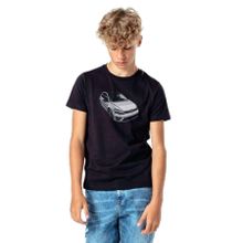 Qivi Vw Golf R Baskılı Unisex Çocuk Siyah T-shirt