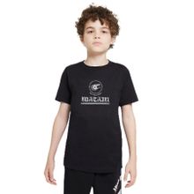 Qivi Watain Black Metal Militia Baskılı Unisex Çocuk Siyah T-shirt