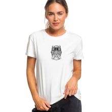 Qivi Wild Cat Lynx Bobcat Trot Baskılı Beyaz Kadın T-shirt