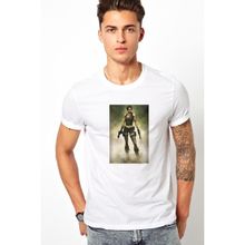 Qivi Women Metal Rock Music Müzik Baskılı Beyaz Erkek Örme T-shirt