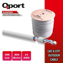 Qport Q CATO2W 23 awg Cat6 500 m Utp Outdoor Kablo