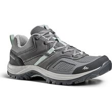 Quechua MH100 Gri Yeşil Kadın Outdoor Ayakkabı